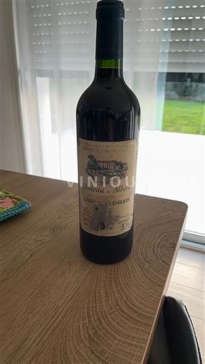 Vin Rouge sec Château Alberic 2019 France Bordeaux Saint-Émilion AOC