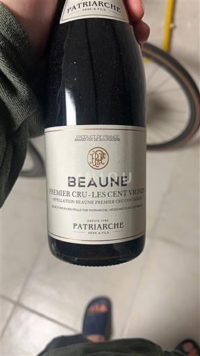Burgundy Beaune Premier Cru Patriarche Premier Cru-Les Cent Vignes 2019