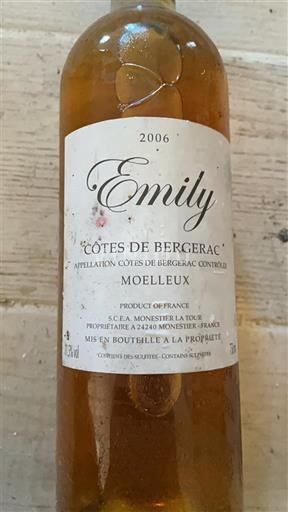 Tây Nam Côtes-de-bergerac Monestier La Tour Emily 2006