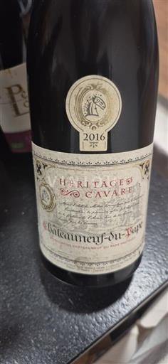 Rhônevallei Châteauneuf-du-Pape Héritages de Cavare 2016