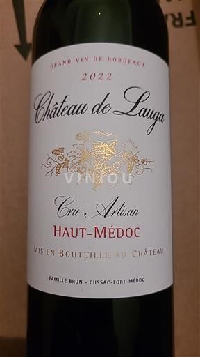 Bordeaux Haut-Médoc Château Lauga 2022