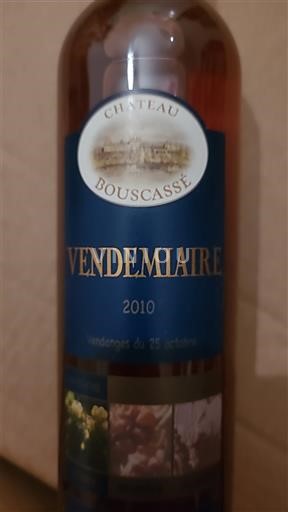 Tây Nam Pacherenc-du-vic-bilh Château Bouscassé Vendemiaire 2010