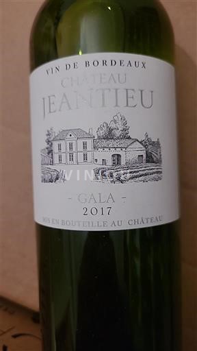 Burdeos Bordeaux Château Jeantieu Gala 2017