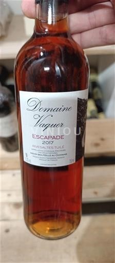 Roussillon Rivesaltes Domaine Vaquer Escapade 2017