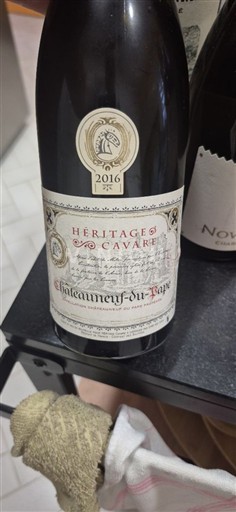 Rhônevallei Châteauneuf-du-Pape Cavare Héritage 2016