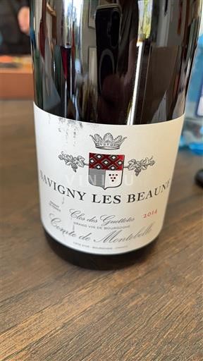 Burgundy Savigny-lès-Beaune Comte de Montebello Clos des Guettotes 2014