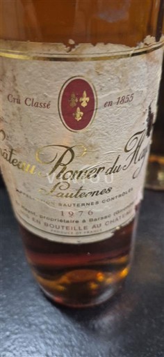 Bordeaux Sauternes Grand Cru Château Romer du Hayot 1976
