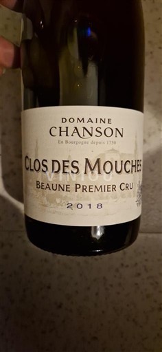 Burgundija Beaune Premier Cru Domaine Chanson Clos des Mouches 2018