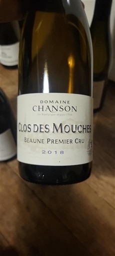 Vin Blanc demi-sec Clos des Mouches Domaine Chanson 2018 France Bourgogne Beaune AOC Premier Cru