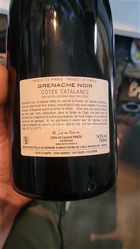 Languedoc a Roussillon Katalánská pobreží Domaine A. Borie Espirit de l'Aigle Grenache Noir Neročník