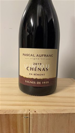 Beaujolais Chénas Pascal Aufranc En Rémont 2019