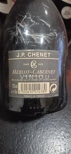 Languedoc và Roussillon Vùng đất Oc J.P. Chenet Merlot-Cabernet Không niên vụ