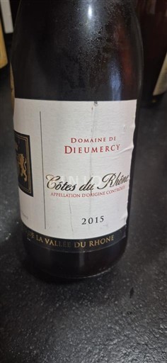Rhônevallei Côtes-du-rhône Domaine Dieumercy 2015