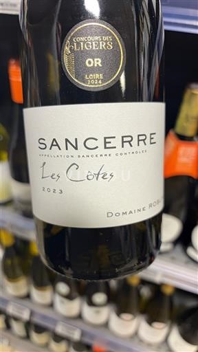 Loire Valley Sancerre Domaine Roblin Les Côtes 2023