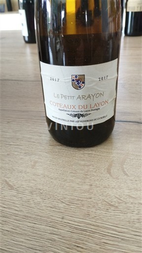 Loiretal Coteaux-du-Layon Les Vignerons de la Noëlle Le Petit Arayon 2017