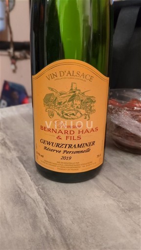 Alsazia Non specificato Domaine Bernard Haas & Fils Réserve Personnelle 2019