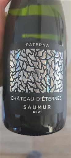Rượu vang sủi bọt Blanc brut Paterna Château Éternes Non millésimé Pháp Thung lũng sông Loire Saumur AOC