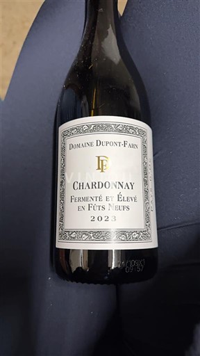 Languedoc Unspecified Domaine Pont-Fahn Chardonnay Fermenté et Élevé en Fûts Neufs 2023