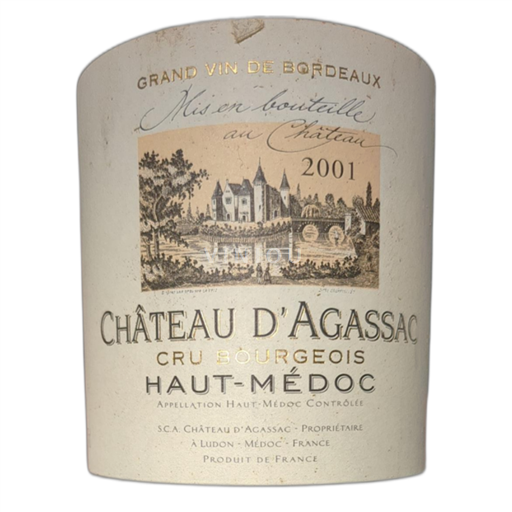 Bordeaux Haut-Médoc Château d'Agassac 2001