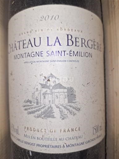 Bordeaux Montagne-saint-émilion Château La Bergère 2010