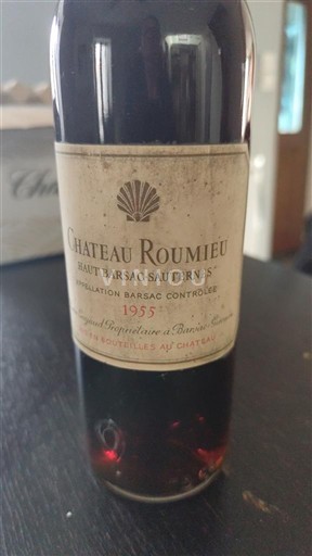 Burdeos Barsac Château Roumieu 1955