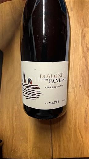 Rhônedalen Côtes du Rhône Domaine Panisse Le Mazet 2021