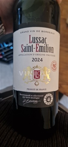 Bordeaux Lussac-Saint-Émilion Pas 2024