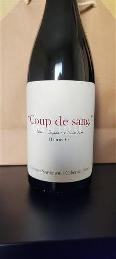 Viner Rouge sec Coup de sang (Tome V) Julien, Stéphanie & Olivier Azure 2024 Frankrike Bordeaux AOC