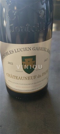 Rona dolina Châteauneuf-du-Pape Vignobles Lucien Gabriel Barrot 2022