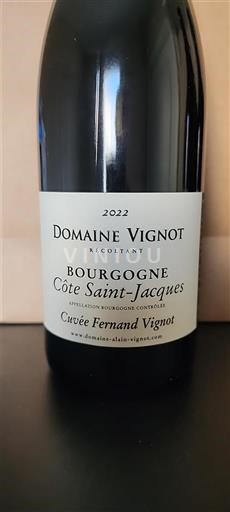 Bourgogne Domaine Vignot Fernand Vignot 2022