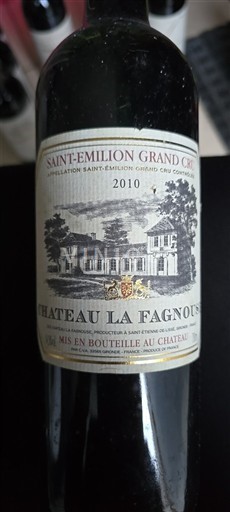 Bordeaux Saint-Émilion Grand Cru Château La Fagnouse 2010