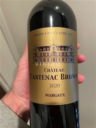 Bordeaux Margaux Grand Cru Cantenac Brown 2020