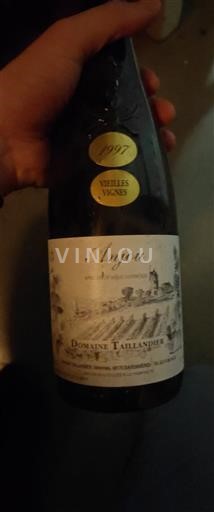Loiren laakso Anjou Domaine Taillandier Vieilles Vignes 1997