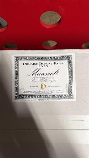 Burgundija Meursault Domaine Pont-Fahn Vieilles Vignes 2023