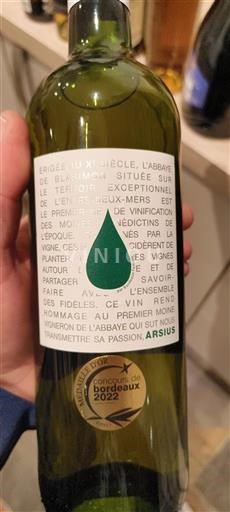 Bordeaux Entre-deux-mers Arsius 2021