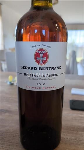 Roussillon Rivesaltes Gérard Bertrand Rivesaltes Ambré 2016
