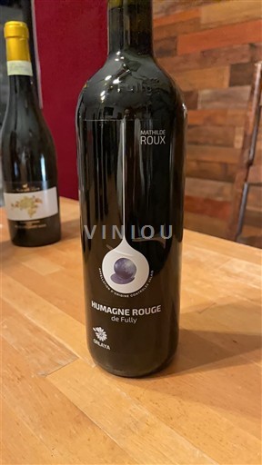 Vallese Humagne Rouge Mathilde Roux 2018