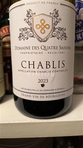 Wines Blanc sec Domaine S Quatre Saisons 2023 France Burgundy Chablis AOC