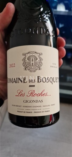 Rona dolina Gigondas Domaine S Bosquets Les Roches 2022