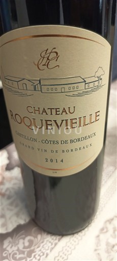 Bordeaux Castillon-côtes-de-bordeaux Château Roquevieille 2014