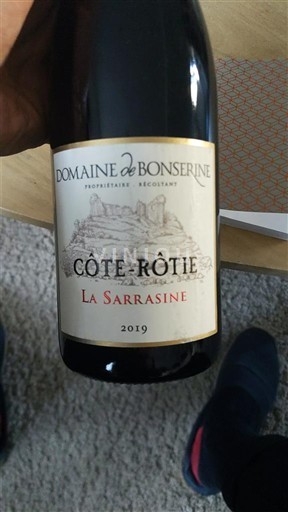Vine Rouge sec La Sarrasine Domaine Bonserine 2019 Frankrig Rhône-dalen Côte-rôtie AOC