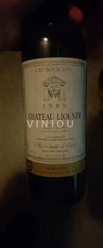 Bordeaux Listrac-Médoc Château Liouner 1989