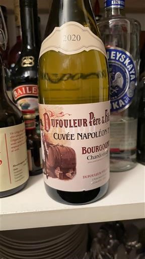 Wines Blanc sec Cuvée Napoléon Dufouleur Père & Fils 2020 France Burgundy Burgundy Chardonnay AOC