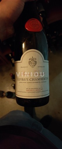 Burgundi Gevrey-Chambertin Moillard Beau Versant 1994