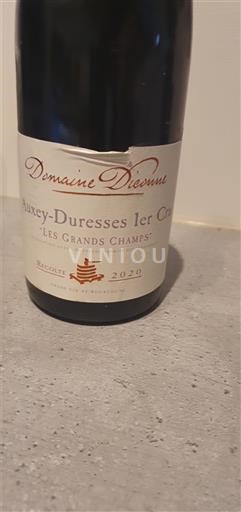 Vine Rouge sec Les Grands Champs Domaine Diconne 2020 Frankrig Bourgogne Auxey-duresses AOC Premier Cru