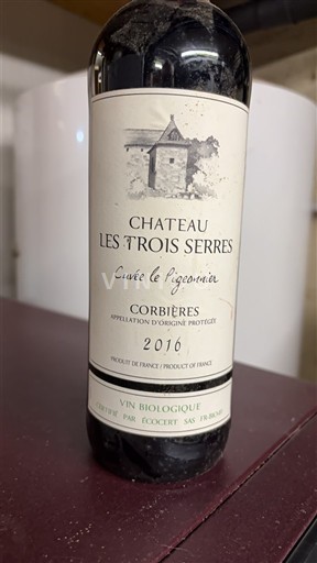 Languedoque NULL Château Les Trois Serres le Pigeonnier 2016