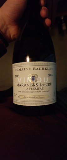 Bourgondië Niet gespecificeerd Premier Cru Domaine Bachelet La Fussière 2003