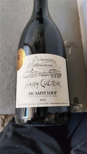 Languedoc Pic-saint-loup Domaine Villeneuve Happy Culteur 2022