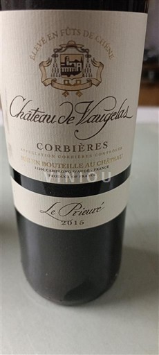 Langvedok Corbières Château Vaugelas Le Prieuré 2016