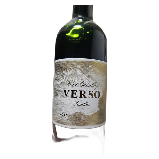 Vina Rouge sec Verso Château Haut-Batailley 2017 Francija Bordeaux Pauillac AOC